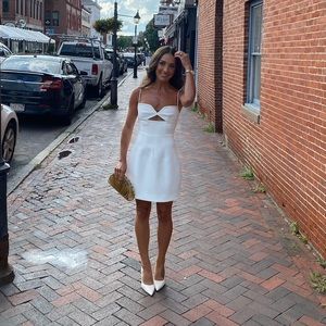 Rachel Gilbert cut out-detail sleeveless mini dress size 0